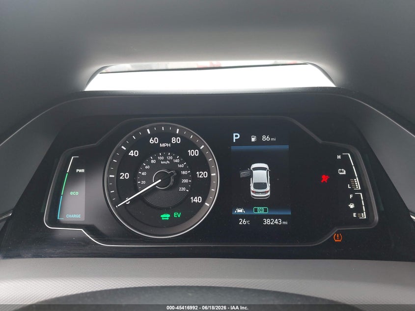 2020 Hyundai Ioniq Hybrid Blue VIN: KMHC65LC0LU220522 Lot: 45416992
