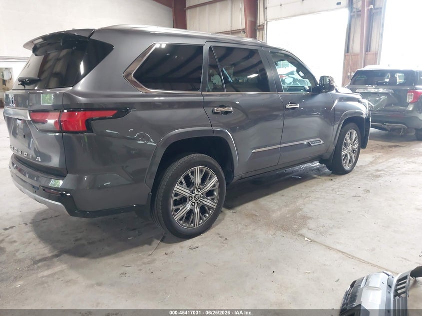 Vin: 7svaaaba1rx023794, lot: 45915082, toyota sequoia capstone 20244
