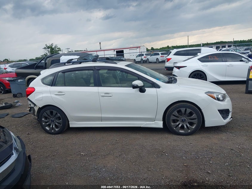 2016 Subaru Impreza 2.0I Sport Premium VIN: JF1GPAS62G8209873 Lot: 45417053