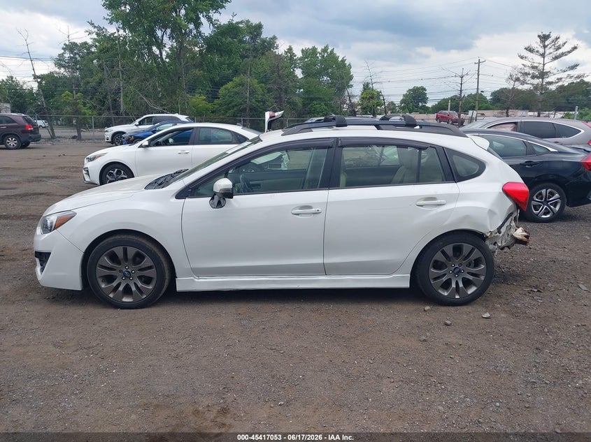 2016 Subaru Impreza 2.0I Sport Premium VIN: JF1GPAS62G8209873 Lot: 45417053