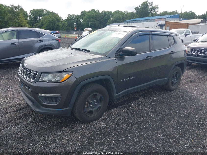 Vin: 3c4njcab7lt121328, lot: 45915114, jeep compass sport fwd 20202