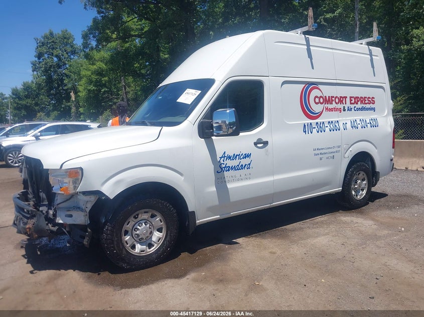 Vin: 1n6af0lx7en102740, lot: 45915180, nissan nv cargo nv3500 hd sv v8 20142