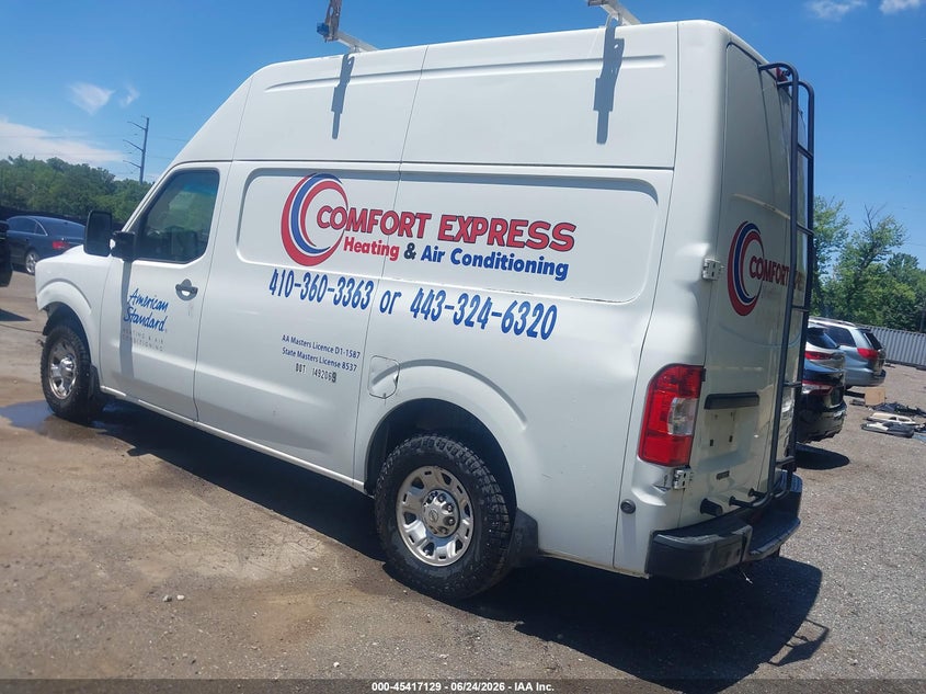 Vin: 1n6af0lx7en102740, lot: 45915180, nissan nv cargo nv3500 hd sv v8 20143