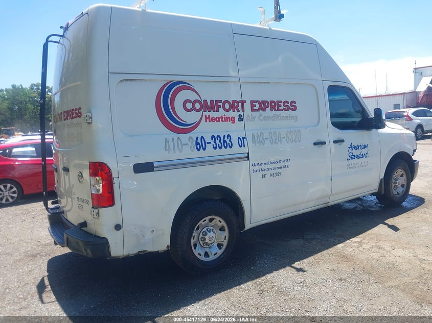 Vin: 1n6af0lx7en102740, lot: 45915180, nissan nv cargo nv3500 hd sv v8 20144