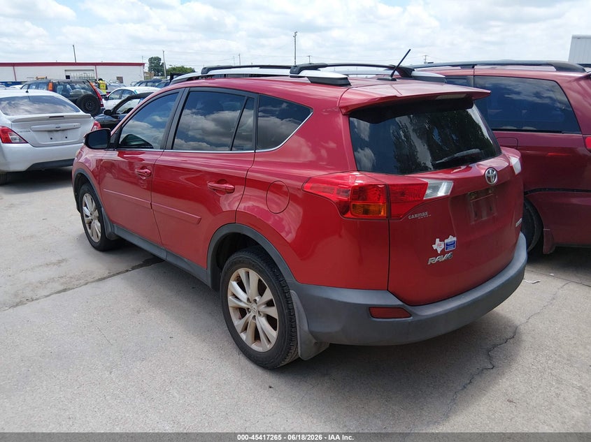 Vin: 2t3yfrev0ew100998, lot: 45915316, toyota rav4 limited 20143
