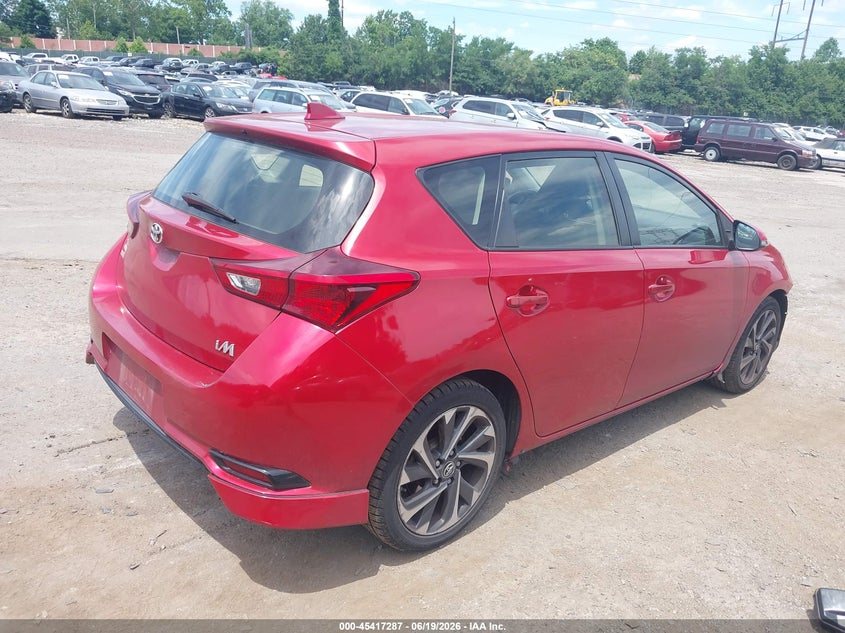 Vin: jtnkarje4jj573222, lot: 45915338, toyota corolla im 20184