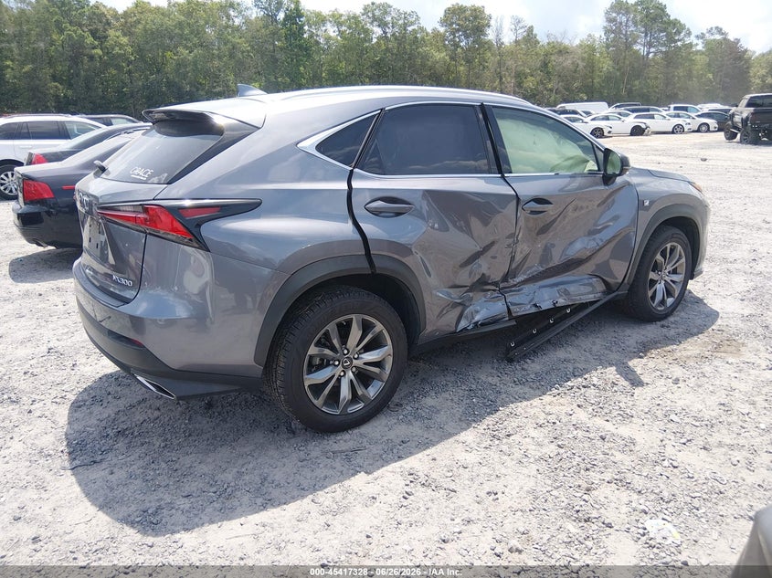 Vin: jtjsarbz2l5007610, lot: 45915379, lexus nx 300 f sport 20204
