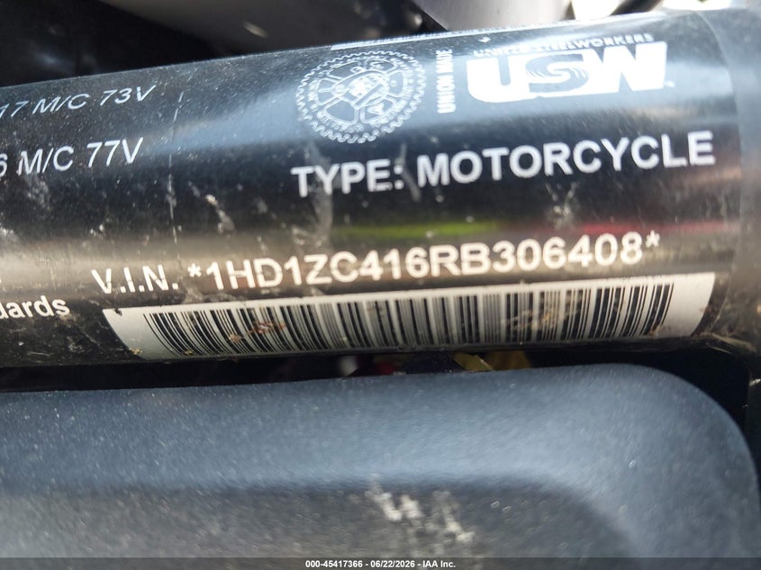 2024 Harley-Davidson Rh1250 S VIN: 1HD1ZC416RB306408 Lot: 45417366