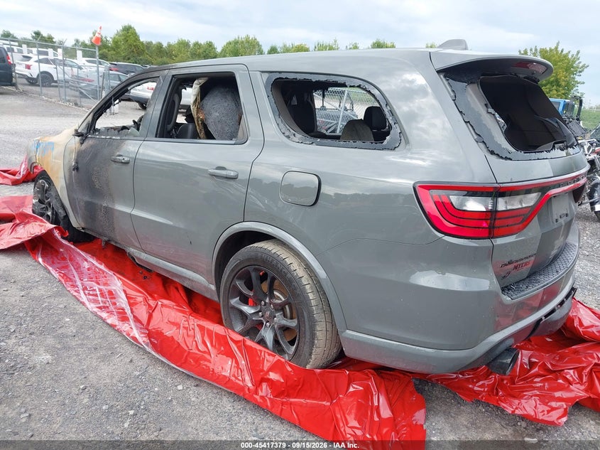 Vin: 1c4sdjct1mc574801, lot: 45915430, dodge durango r/t awd 20213