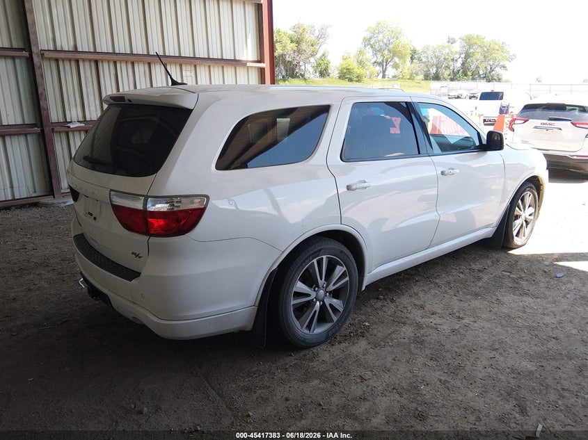 Vin: 1c4sdjct0dc597180, lot: 45915434, dodge durango r/t 20134