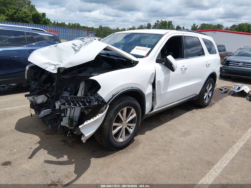 Vin: 1c4rdhdg4gc322702, lot: 45915564, dodge durango limited 20162