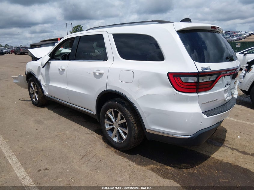 Vin: 1c4rdhdg4gc322702, lot: 45915564, dodge durango limited 20163