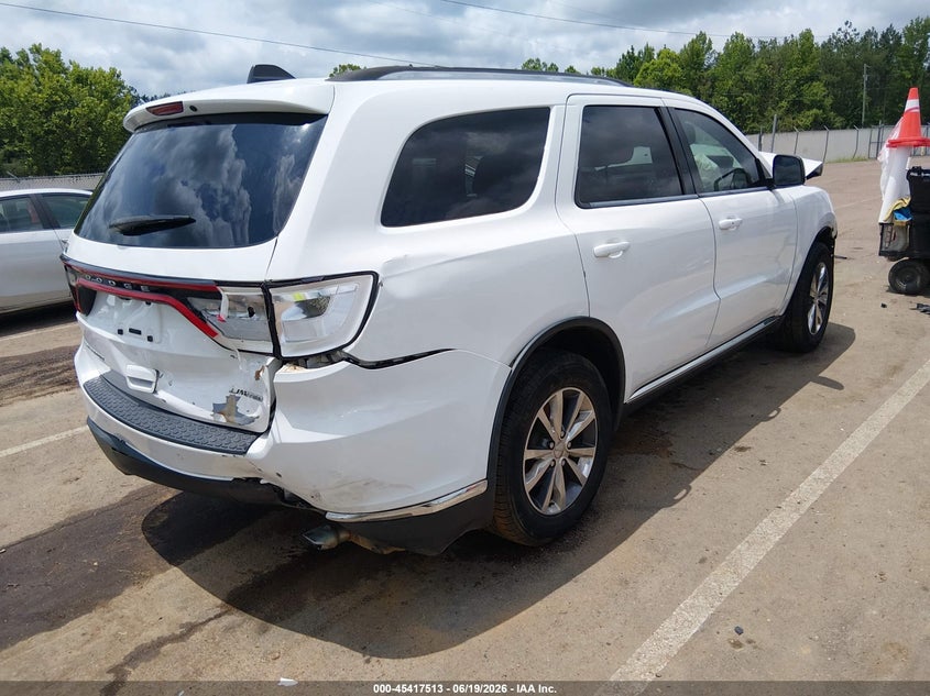 Vin: 1c4rdhdg4gc322702, lot: 45915564, dodge durango limited 20164