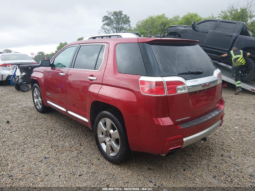Vin: 2gkflze38f6300527, lot: 45915565, gmc terrain denali 20153