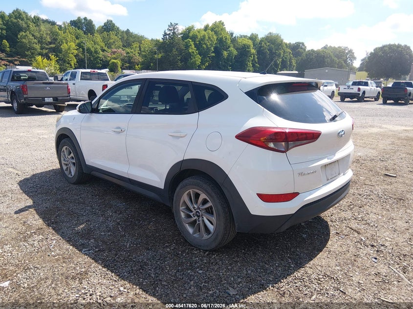 Vin: km8j23a43ju659956, lot: 45915671, hyundai tucson se 20183