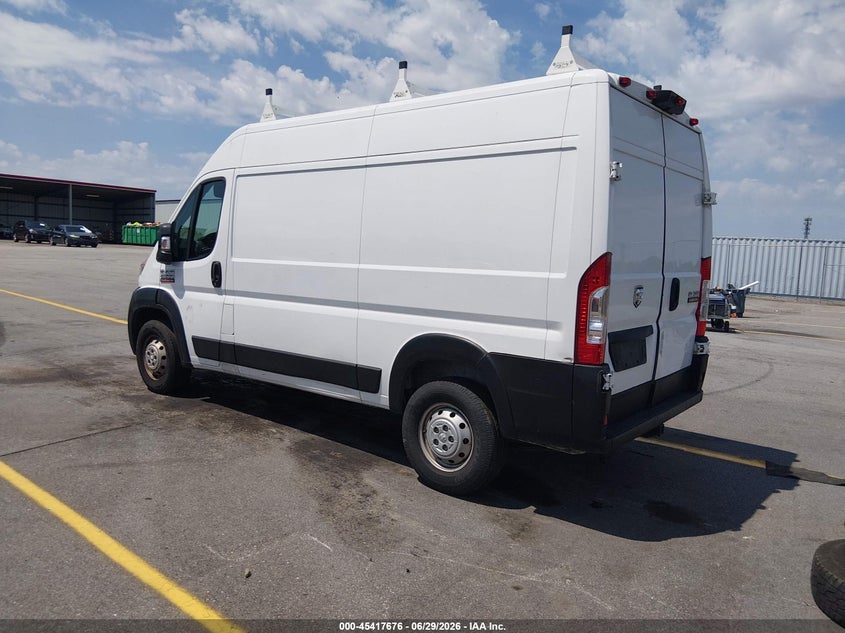 Vin: 3c6trvcg8ge123532, lot: 45915727, ram promaster 2500 high roof 20163