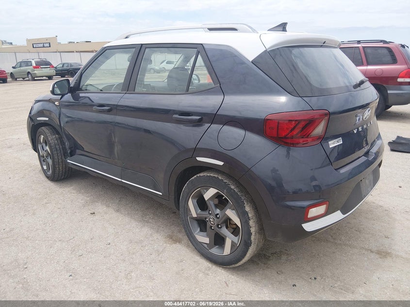 2020 HYUNDAI VENUE auction photo 3