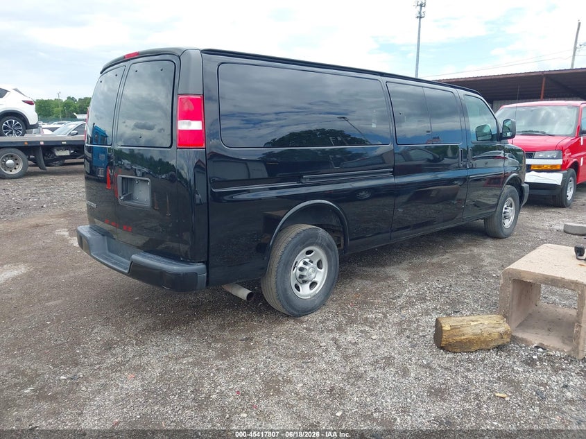 Vin: 1gazgnfg3l1254197, lot: 45915858, chevrolet express passenger rwd 3500 extended wheelbase ls 20204