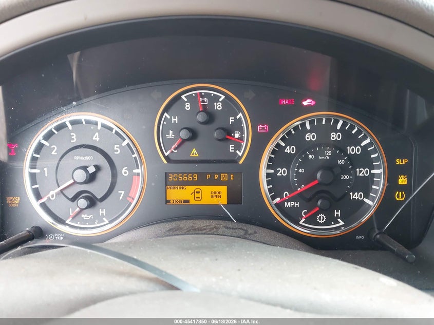 2008 Nissan Armada Le VIN: 5N1BA08D88N615208 Lot: 45417850