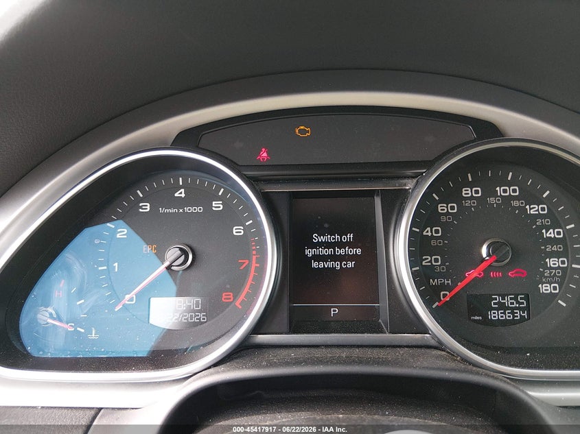 2013 Audi Q7 3.0T Premium VIN: WA1LGAFE2DD001435 Lot: 45417917