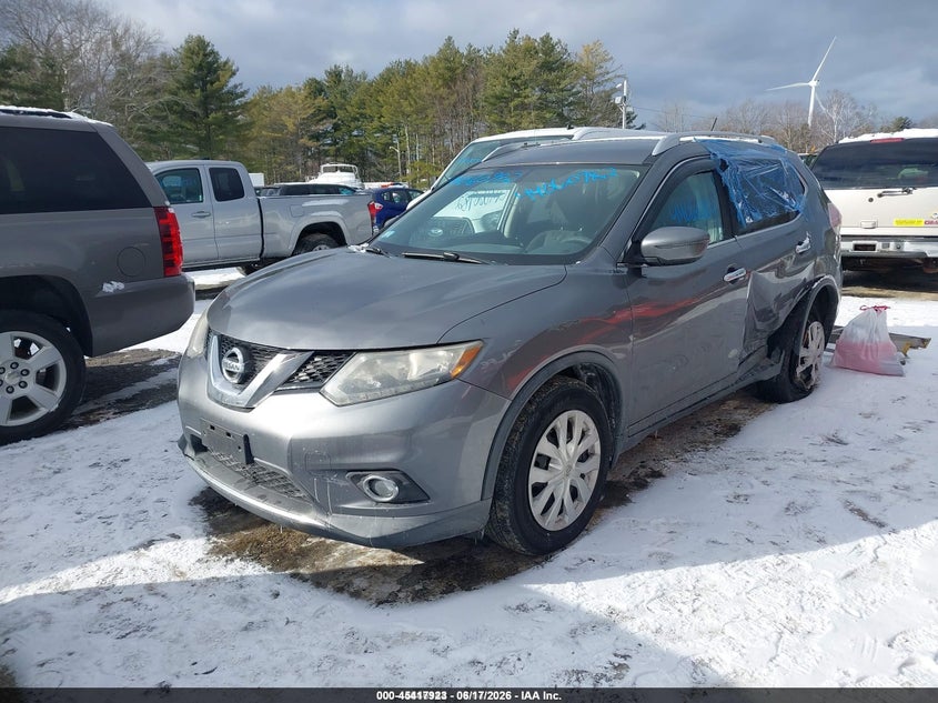 KNMAT2MV6GP647033 2016 NISSAN ROGUE S photo 1