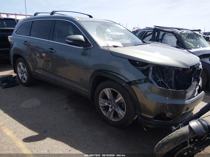 Vin: 5tddkrfh6gs330326, lot: 45915983, toyota highlander limited v6 2016 img_1