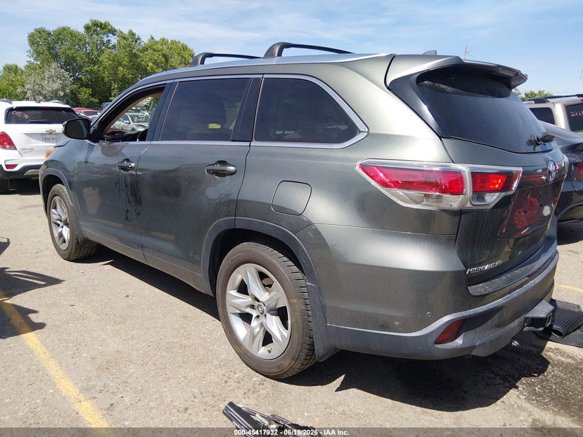 Vin: 5tddkrfh6gs330326, lot: 45915983, toyota highlander limited v6 20163