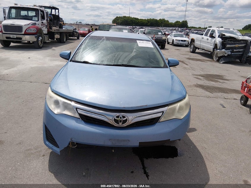 2012 TOYOTA CAMRY SEDAN 2.5L I-4 DOHC, VVT, 178HP