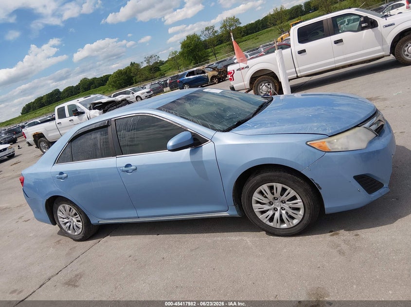 2012 TOYOTA CAMRY SEDAN 2.5L I-4 DOHC, VVT, 178HP