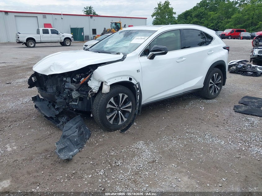 Vin: jtjbarbz4j2157233, lot: 45916057, lexus nx 300 f sport 20182