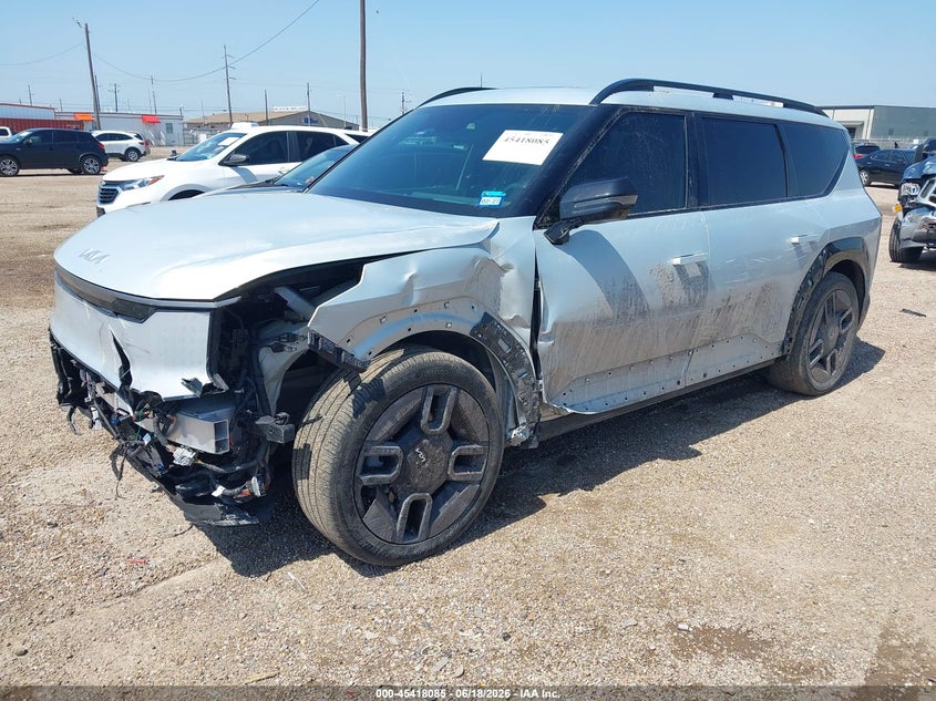 Vin: kndaefs56r6020393, lot: 45916136, kia ev9 gt-line 20242