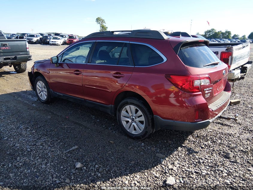 Vin: 4s4bsaccxh3271071, lot: 45916160, subaru outback 2.5i premium 20173