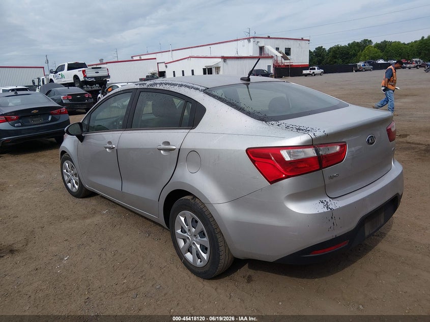 Vin: knadm4a31e6419059, lot: 45916171, kia rio lx 20143