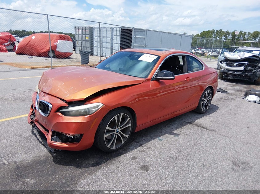 Vin: wba1f5c57ev255257, lot: 45916194, bmw 228i 20142