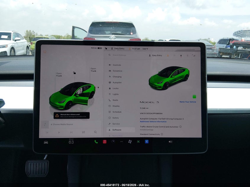 2023 TESLA MODEL 3 auction photo 7