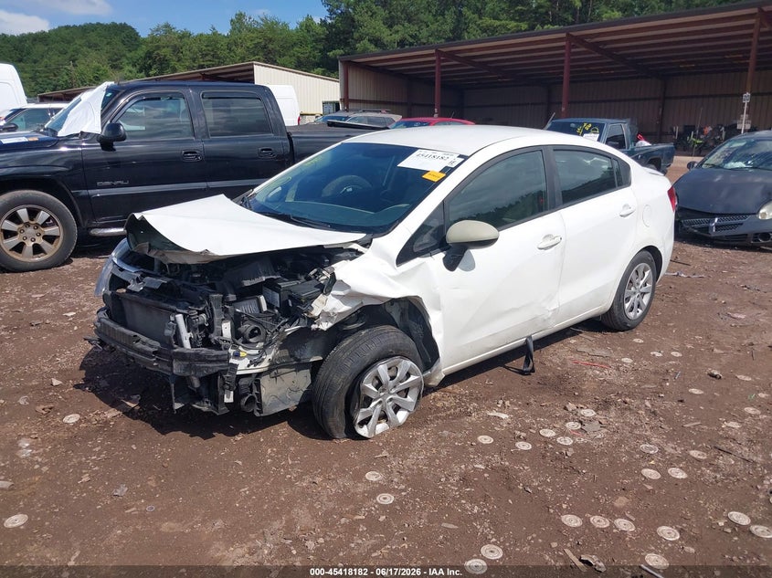 Vin: knadm4a3xf6529593, lot: 45916233, kia rio lx 20152