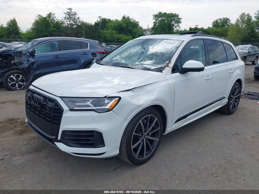 Vin: wa1vxbf7xnd014435, lot: 45916234, audi q7 prestige 55 tfsi quattro tiptronic 20222