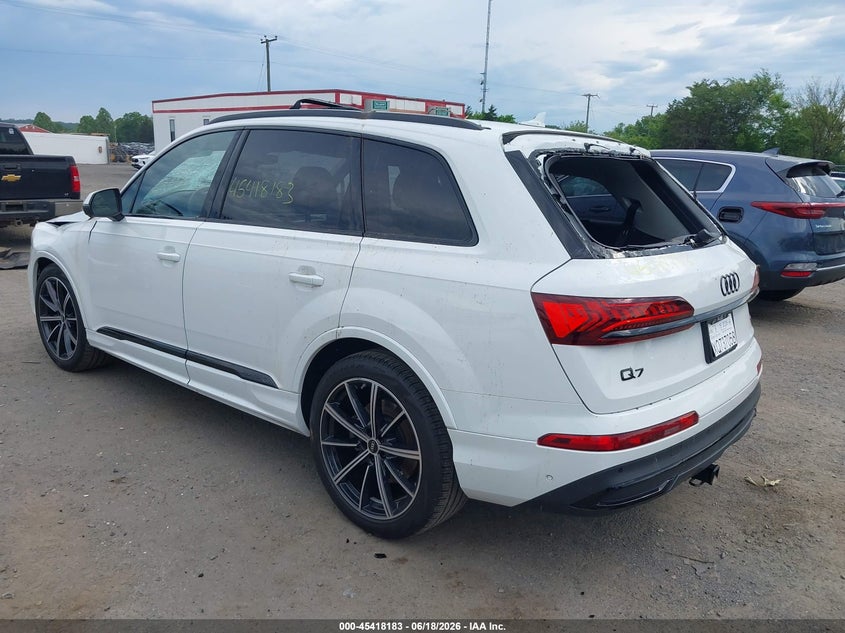 Vin: wa1vxbf7xnd014435, lot: 45916234, audi q7 prestige 55 tfsi quattro tiptronic 20223