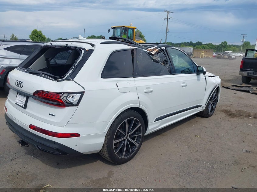 Vin: wa1vxbf7xnd014435, lot: 45916234, audi q7 prestige 55 tfsi quattro tiptronic 20224