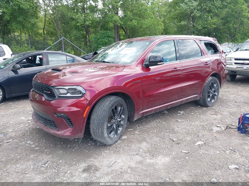 Vin: 1c4sdjct1mc850331, lot: 45916236, dodge durango r/t awd 20212