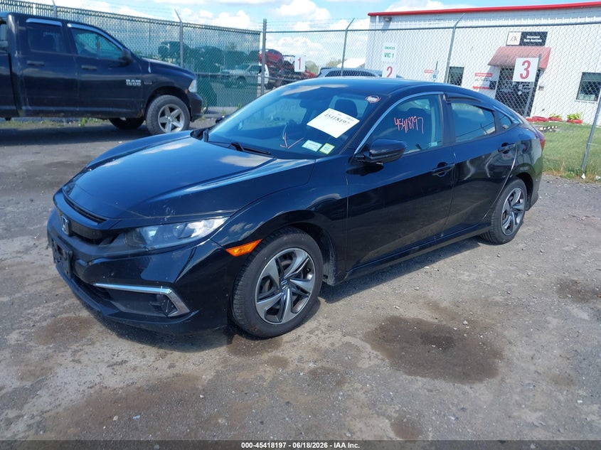 2019 Honda Civic Lx 2HGFC2F62KH517776 photo 1