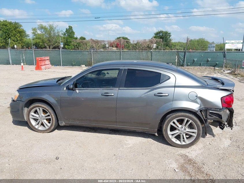 2012 Dodge Avenger Sxt VIN: 1C3CDZCB3CN190391 Lot: 45418223