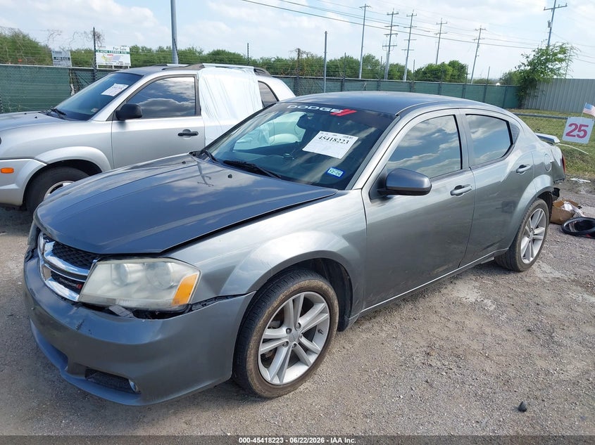 Vin: 1c3cdzcb3cn190391, lot: 45916274, dodge avenger sxt 20122