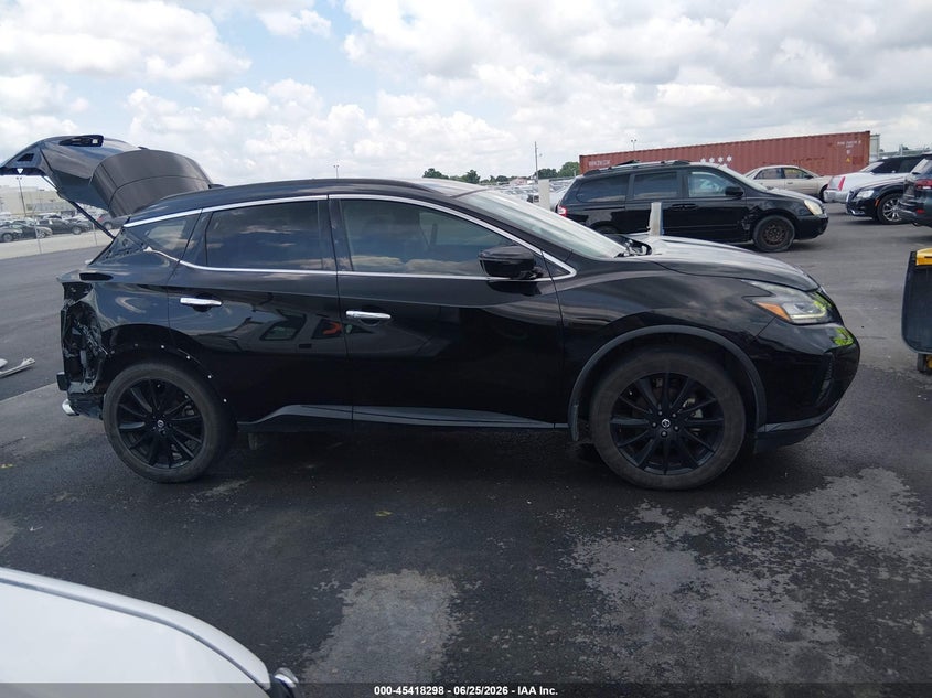 2022 Nissan Murano Sv Fwd VIN: 5N1AZ2BJ0NC120443 Lot: 45418298