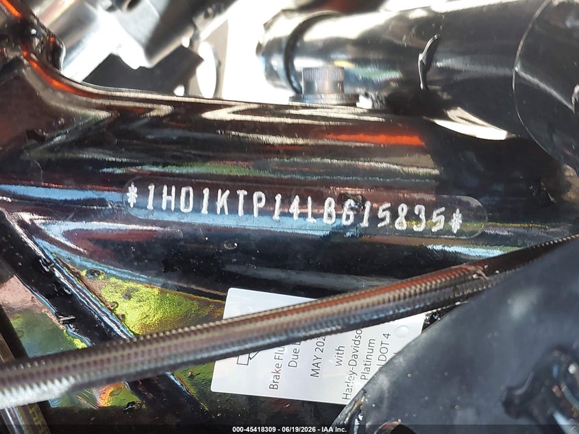 2020 Harley-Davidson Fltrxs VIN: 1HD1KTP14LB615835 Lot: 45418309