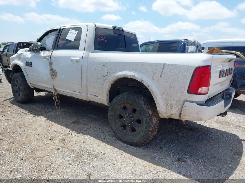 Vin: 3c6ur5dl0hg663575, lot: 45916378, ram 2500 lone star  4x4 6'4 box 20173