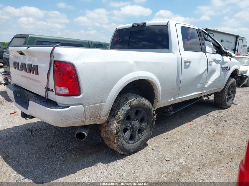 Vin: 3c6ur5dl0hg663575, lot: 45916378, ram 2500 lone star  4x4 6'4 box 20174