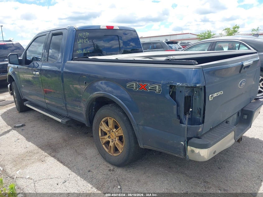 Vin: 1ftex1ep8gfa84640, lot: 45916385, ford f-150 lariat/xl/xlt 20163