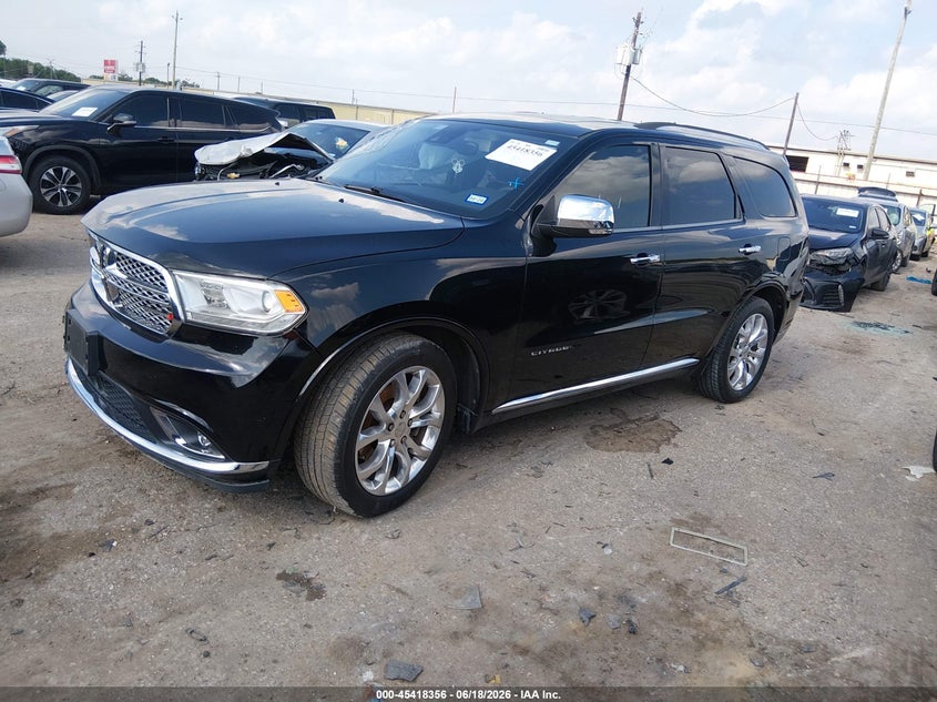 Vin: 1c4rdheg7hc774689, lot: 45916407, dodge durango citadel rwd 20172
