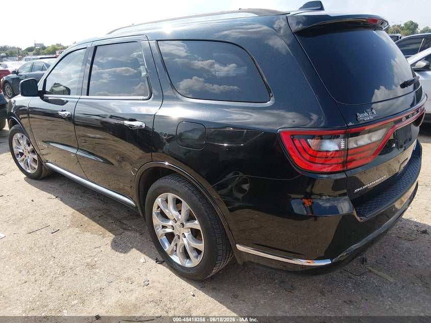 Vin: 1c4rdheg7hc774689, lot: 45916407, dodge durango citadel rwd 20173